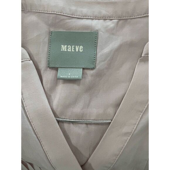 Anthropologie Maeve Blush Pullover Blouse EUC Size 4 - Picture 5 of 6